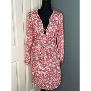 J. Crew Pink Floral Mini Dress